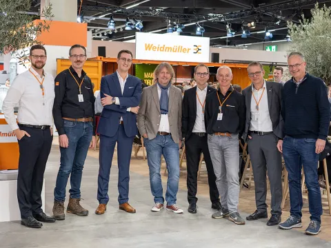 Die Teams von Weidmüller und Orange Cyberdefense haben eine strategische Partnerschaft auf der SPS in Nürnberg vereinbart